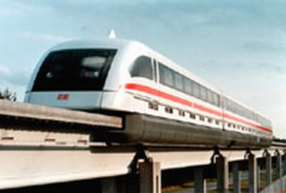 Ground Energy Absorbing Device for Maglev Trains