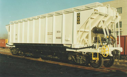 Soda Ash and Grain Covered Hopper Wagon