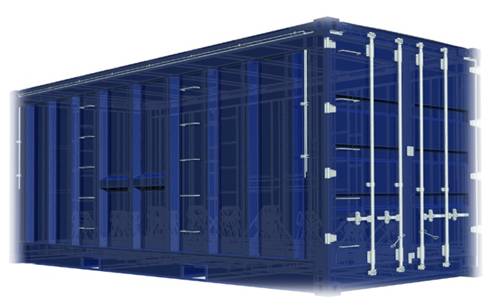 Coil Steel Transportation Container