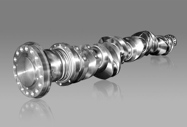 MAN series marine crankshaft